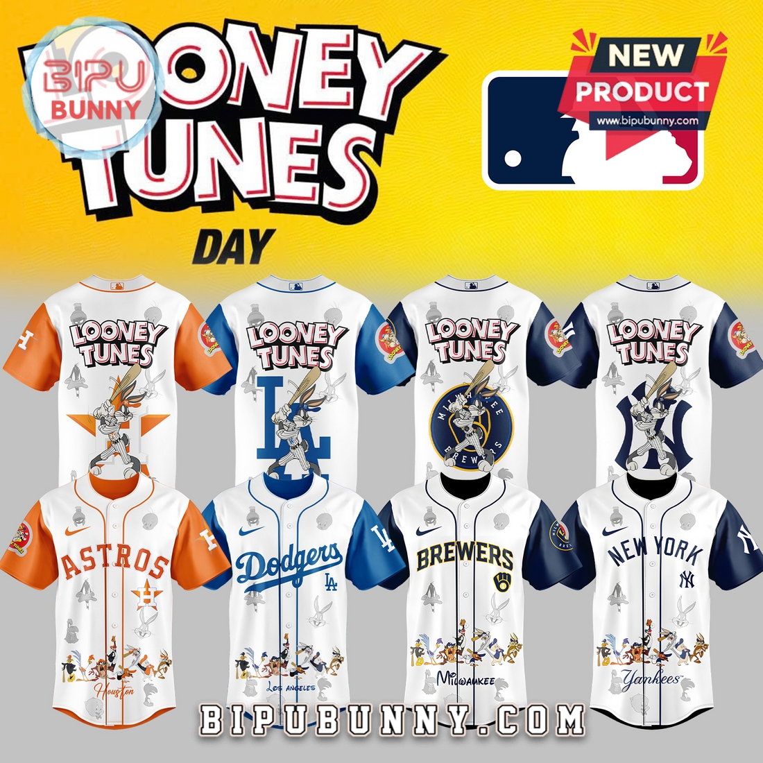 All Team MLB x Looney Tunes Baseball Jersey 2025 All Team MLB x Looney Tunes Baseball Jersey 2025