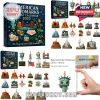 American Landmarks Advent Calendar with miniature collectible figurines of famous USA landmarks.
