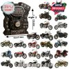 The Classic American Motorcycles Advent Calendar 2025 with diverse miniature bike styles.