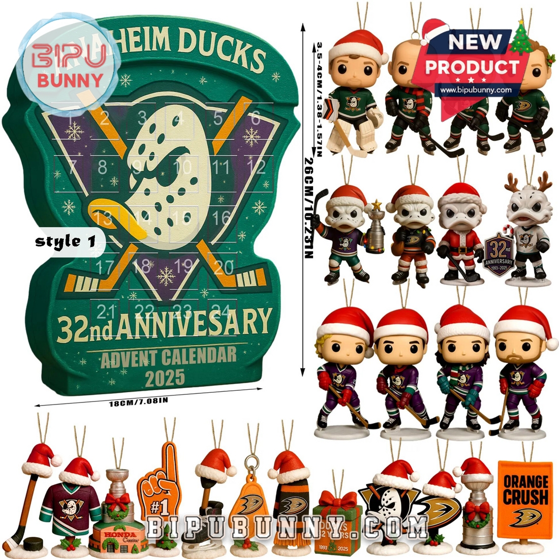 Anaheim Ducks 33nd Anniversary Advent Calendar Anaheim Ducks 33nd Anniversary Advent Calendar