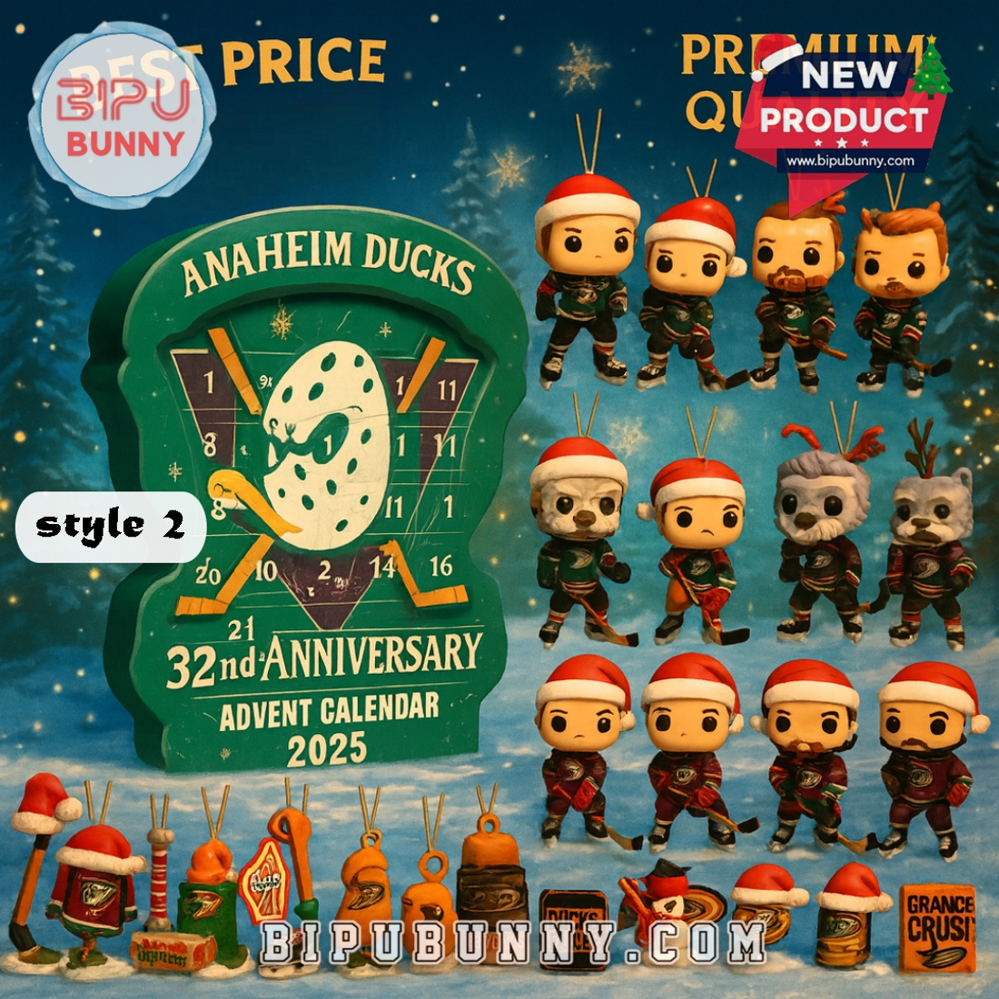 Anaheim Ducks 33nd Anniversary Advent Calendar Anaheim Ducks 33nd Anniversary Advent Calendar