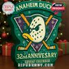 Anaheim Ducks 32nd Anniversary Advent Calendar style 1 and ornaments with dimensions!