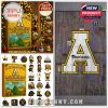 Four-panel image showing Appalachian State Advent Calendar 2025 with two box art variations and ornaments!
