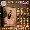 Ariana Grande 2025 Advent Calendar box next to 18 mini pop style collectible figures!