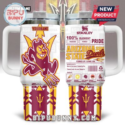 Arizona State Sun Devils Custom Stanley Tumbler 40oz