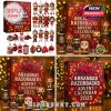 Arkansas Razorbacks Advent Calendar 2025 red box with team logo and Christmas decorations!