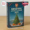 Arsenal Advent Calendar 2025 box shown on wooden table.