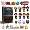 ATEEZ 2025 advent calendar with character and mascot figures.
