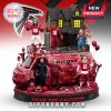 Halloween-themed Atlanta Falcons collectible with horror icons dressed in Falcons uniforms.