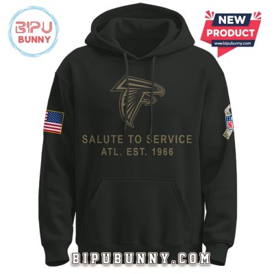 Atlanta Falcons Nike 2025 Salute to Service Pullover Hoodie