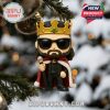 Miniature Funko Pop style ornament of a figure wearing a crown and cape!