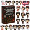 BABYMETAL 2025 Christmas Advent Calendar with 24 mini figures of the band in holiday outfits.