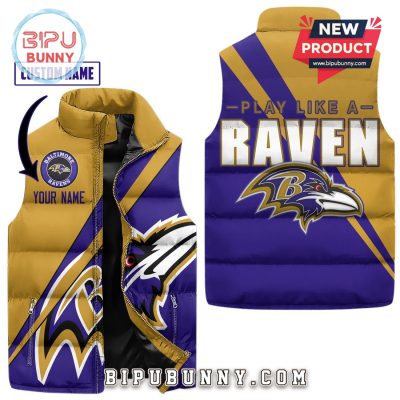 Baltimore Ravens Custom Puffer Jacket 2025