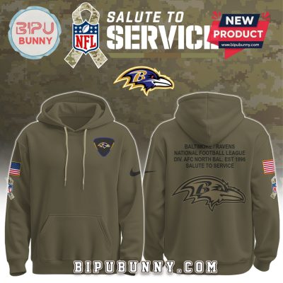 Baltimore Ravens NFL Salute to Service Hoodie 2025 Baltimore Ravens NFL Salute to Service Hoodie 2025