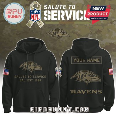 Baltimore Ravens Nike 2025 Salute to Service Pullover Hoodie Baltimore Ravens Nike 2025 Salute to Service Pullover Hoodie