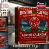 Boston Red Sox 125th Anniversary Advent Calendar on a kitchen counter!