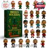 Breezy Holidays 2025 Advent Calendar featuring Breezy in festive outfits with mini collectible figures.