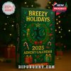 Breezy Holidays 2025 Advent Calendar placed against a warm holiday backdrop with festive decorations.