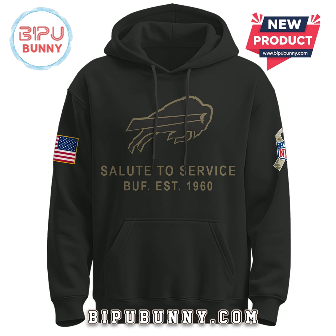 Buffalo Bills Nike 2025 Salute to Service Pullover Hoodie Buffalo Bills Nike 2025 Salute to Service Pullover Hoodie