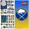 Collage of Buffalo Sabres 55th Anniversary 2025 Advent Calendar and the team's primary logo!
