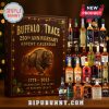 Buffalo Trace 250th Anniversary Advent Calendar with bourbon bottles next to it.