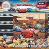 Disney Cars advent calendar with characters and toy cars.