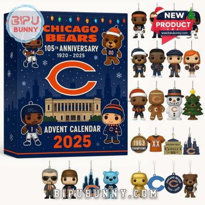 Chicago Bears Advent Calendar 105th Anniversary Edition