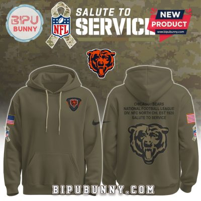Chicago Bears NFL Salute to Service Hoodie 2025 Chicago Bears NFL Salute to Service Hoodie 2025