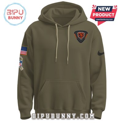 Chicago Bears NFL Salute to Service Hoodie 2025