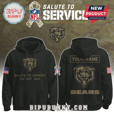 Chicago Bears Nike 2025 Salute to Service Pullover Hoodie Chicago Bears Nike 2025 Salute to Service Pullover Hoodie