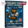Chicago Cubs Advent Calendar 2025 box front!