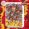 Kansas City Chiefs Advent Calendar featuring mini collectibles and dynamic team artwork.