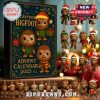 Bigfoot-themed Advent calendar with 24 mini collectible figurines in Christmas outfits.