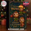Box design of Bigfoot Cryptids Advent Calendar 2025 with holiday-themed artwork.