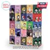 Front of My Hero Academia advent calendar with 24 character portraits.