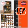 Cincinnati Bengals 57th Anniversary Advent Calendar and 24 football player and team ornaments!