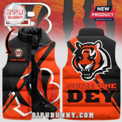 Cincinnati Bengals Custom Puffer Jacket 2025