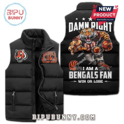 Cincinnati Bengals Damn Right Puffer Jacket 2025