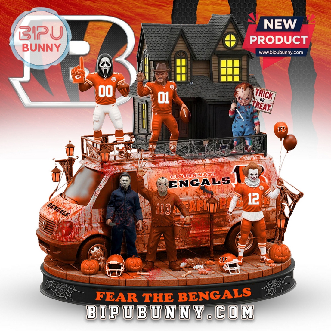 Cincinnati Bengals Halloween Collectible Figures Cincinnati Bengals Halloween Collectible Figures
