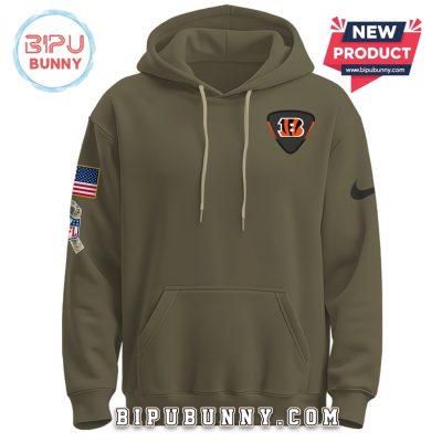 Cincinnati Bengals NFL Salute to Service Hoodie 2025