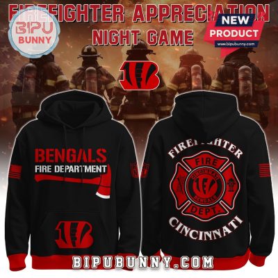 Cincinnati Bengals NFL x Firefighter Appreciation Limited Edition Hoodie Cincinnati Bengals NFL x Firefighter Appreciation Limited Edition Hoodie