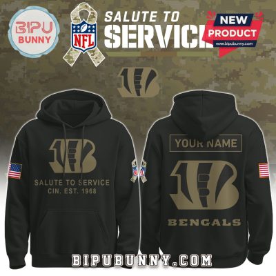 Cincinnati Bengals Nike 2025 Salute to Service Pullover Hoodie Cincinnati Bengals Nike 2025 Salute to Service Pullover Hoodie