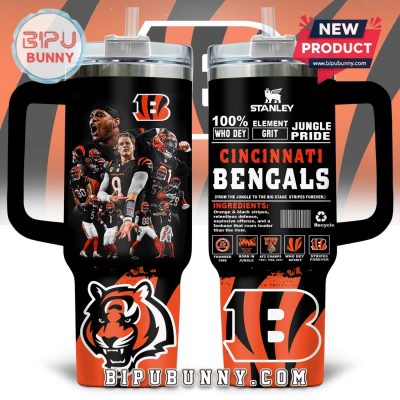Cincinnati Bengals Stanley Tumbler 40oz