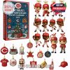 Cincinnati Reds 135th Anniversary Advent Calendar 2025 with figures, accessories, and memorabilia displayed.