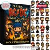 AC/DC 2025 Advent Calendar featuring detailed band member figurines and rock-themed items for a true music fan experience.