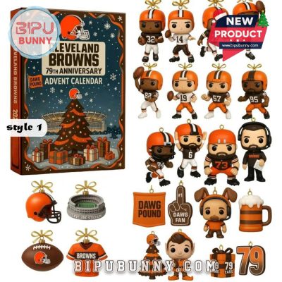 Cleveland Browns 79th Anniversary Advent Calendar 2025