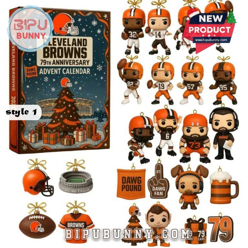 Cleveland Browns 79th Anniversary Advent Calendar 2025