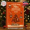 Cleveland Browns advent calendar surrounded by holiday lights and ornaments!