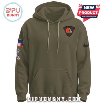 Cleveland Browns NFL Salute to Service Hoodie 2025