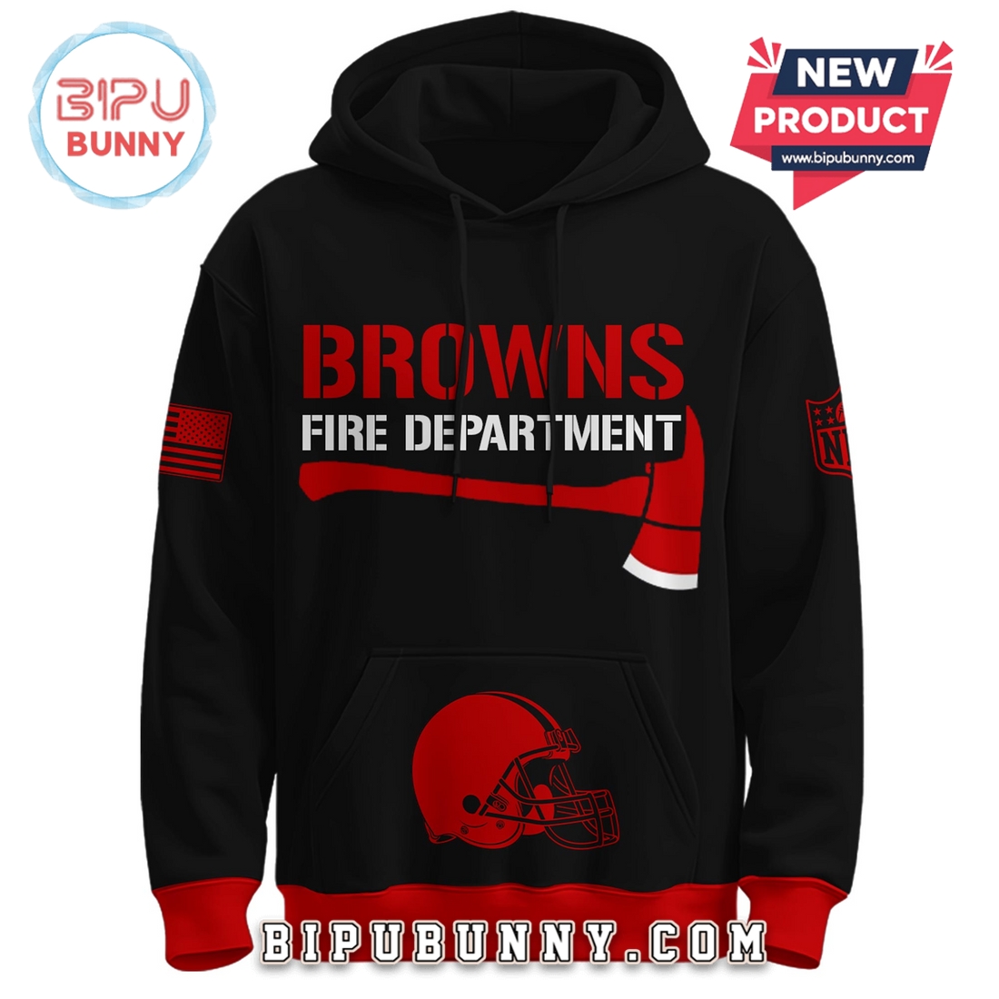 Cleveland Browns NFL x Firefighter Appreciation Limited Edition Hoodie Cleveland Browns NFL x Firefighter Appreciation Limited Edition Hoodie